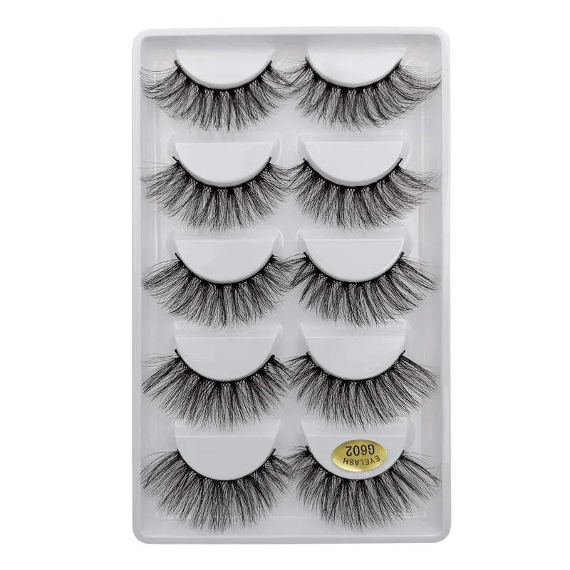 YSDO 3/5 Pairs 3D Mink EyeLashes Natural Hair False EyeLashes Long 100% Dramatic Eye MakeupFake Lashes Fluffy Cilios Lashes G803