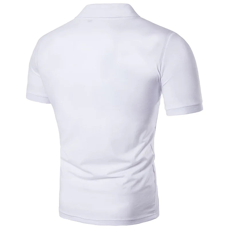 HDDHDHH Brand Print Men's Polo Shirt Print Short Sleeve T-shirt Daily Tops Basic Streetwear Golf Shirt Collar Business