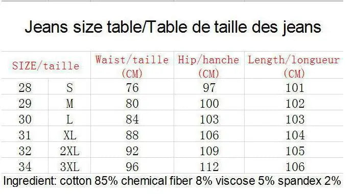 Men High Waist Fashion Jean Spring Summer Boyfriend Motorcycle Street Wear Skinny Casual Denim Pants Jeans Straight Trousers