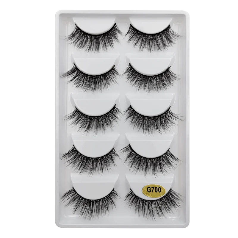 YSDO 3/5 Pairs 3D Mink EyeLashes Natural Hair False EyeLashes Long 100% Dramatic Eye MakeupFake Lashes Fluffy Cilios Lashes G803