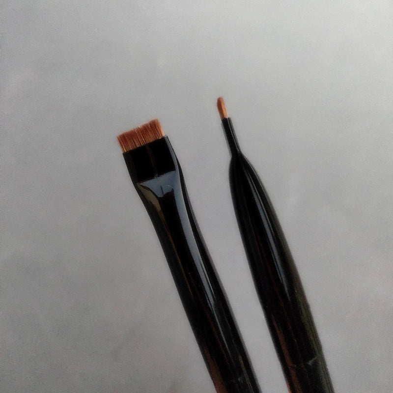 LOYBJ 1/2pcs Blade Makeup Brushes Angled Thin Eyebrow Brush Flat Fine Eyeliner Brush Professional Liner Brow Beauty Make Up Tool