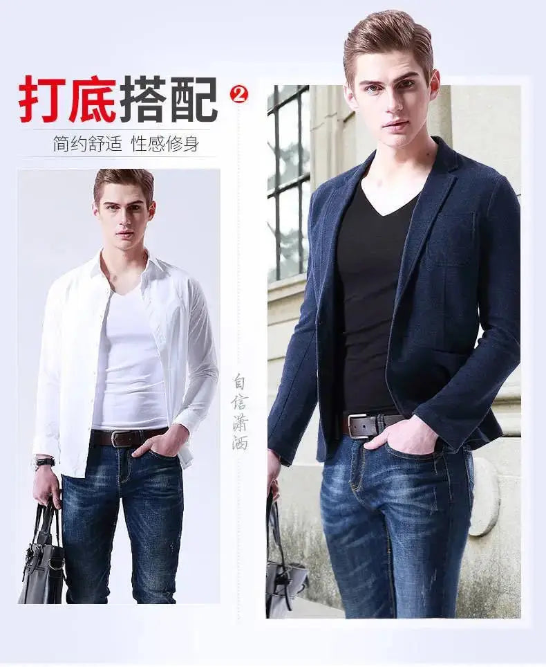 Summer Men's Tank Top Solid Color Quick-Drying Fitness Vest Cloth Sleeveless Waistcoat Running Sports Trend Short-Sleeved Tees