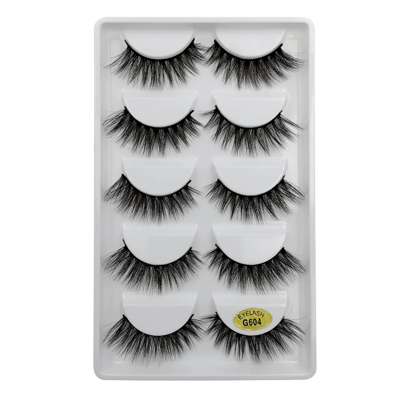 YSDO 3/5 Pairs 3D Mink EyeLashes Natural Hair False EyeLashes Long 100% Dramatic Eye MakeupFake Lashes Fluffy Cilios Lashes G803