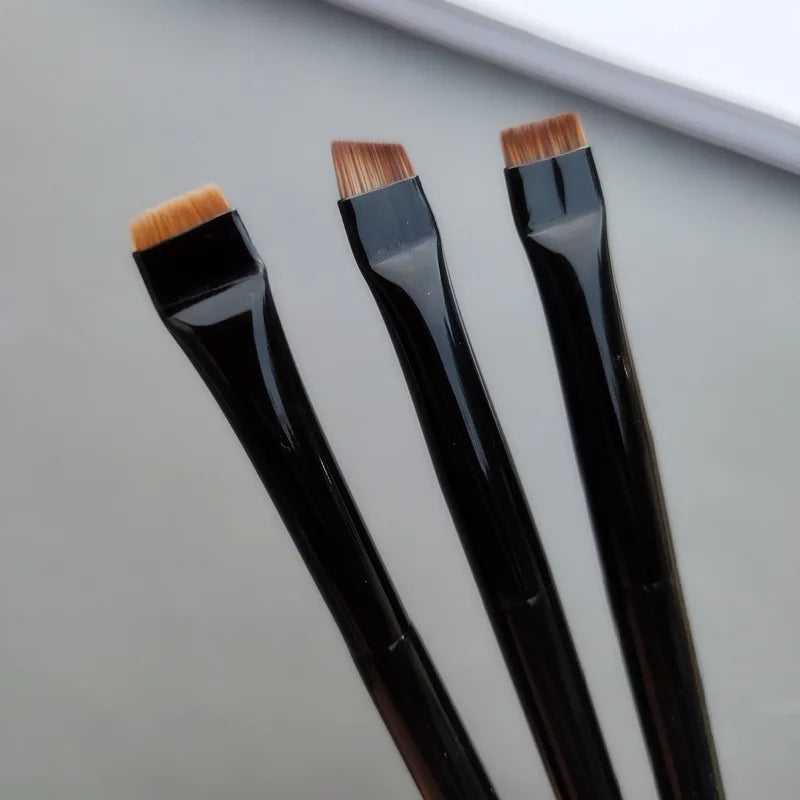 LOYBJ 1/2pcs Blade Makeup Brushes Angled Thin Eyebrow Brush Flat Fine Eyeliner Brush Professional Liner Brow Beauty Make Up Tool
