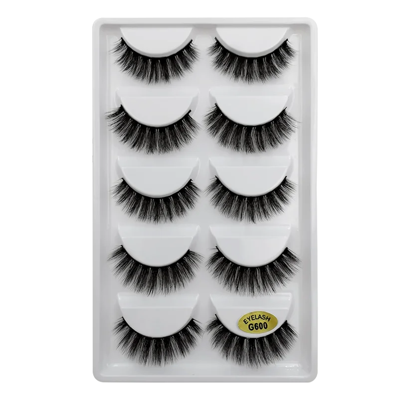 YSDO 3/5 Pairs 3D Mink EyeLashes Natural Hair False EyeLashes Long 100% Dramatic Eye MakeupFake Lashes Fluffy Cilios Lashes G803