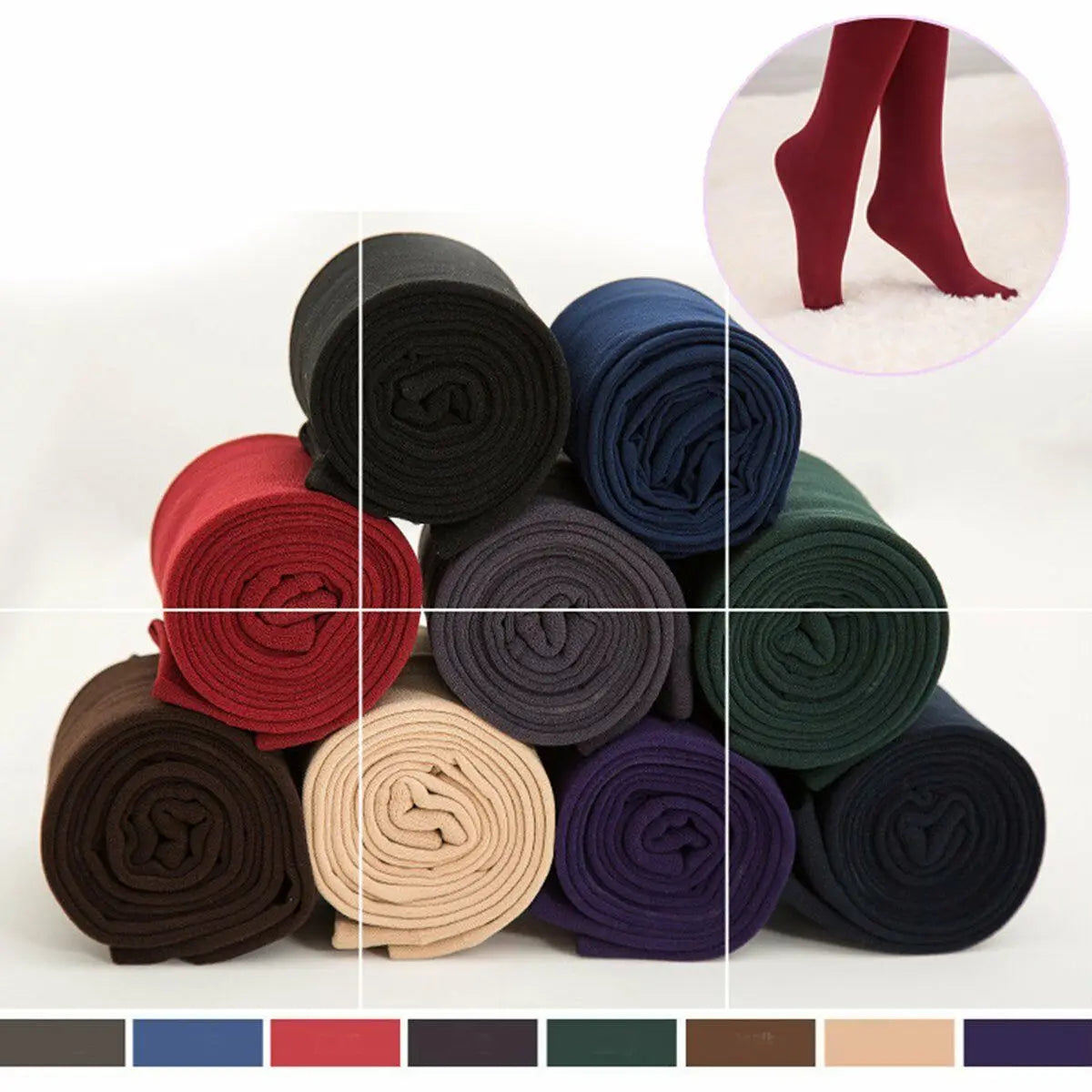 Velet Thickening Leggings for Women Thick Warm Stocking Legging Charcoal Fleece Elastic Pants Winter Warm Leggings