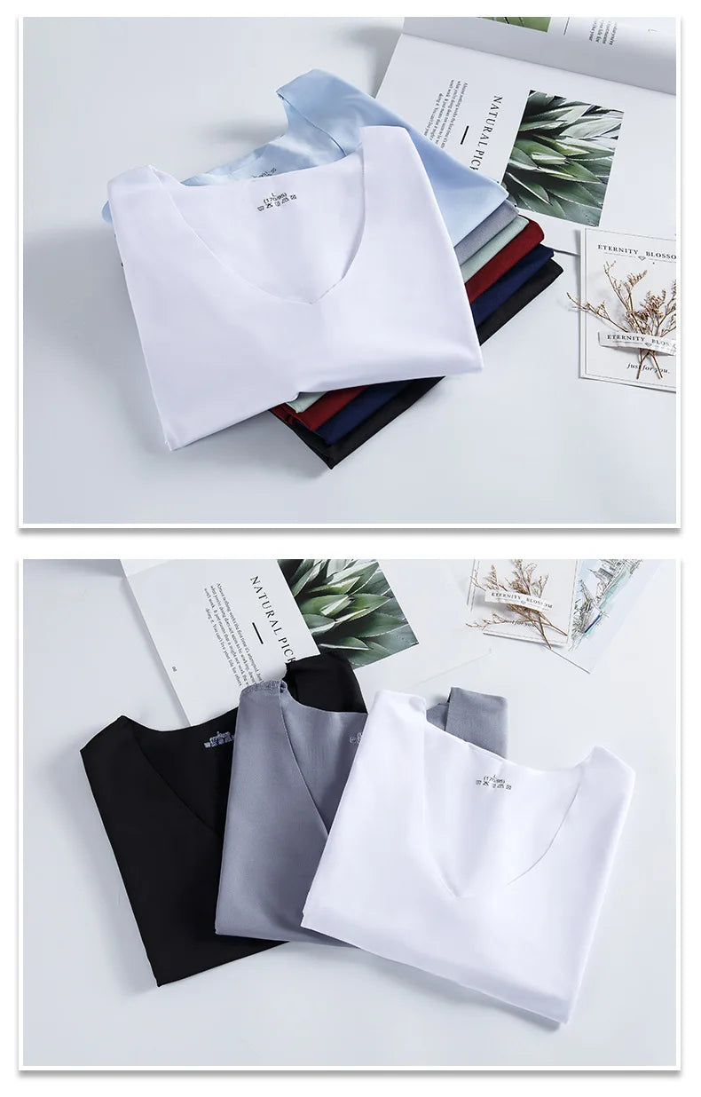 Summer Men's Tank Top Solid Color Quick-Drying Fitness Vest Cloth Sleeveless Waistcoat Running Sports Trend Short-Sleeved Tees