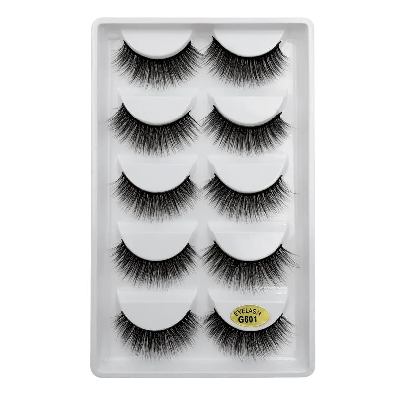 YSDO 3/5 Pairs 3D Mink EyeLashes Natural Hair False EyeLashes Long 100% Dramatic Eye MakeupFake Lashes Fluffy Cilios Lashes G803