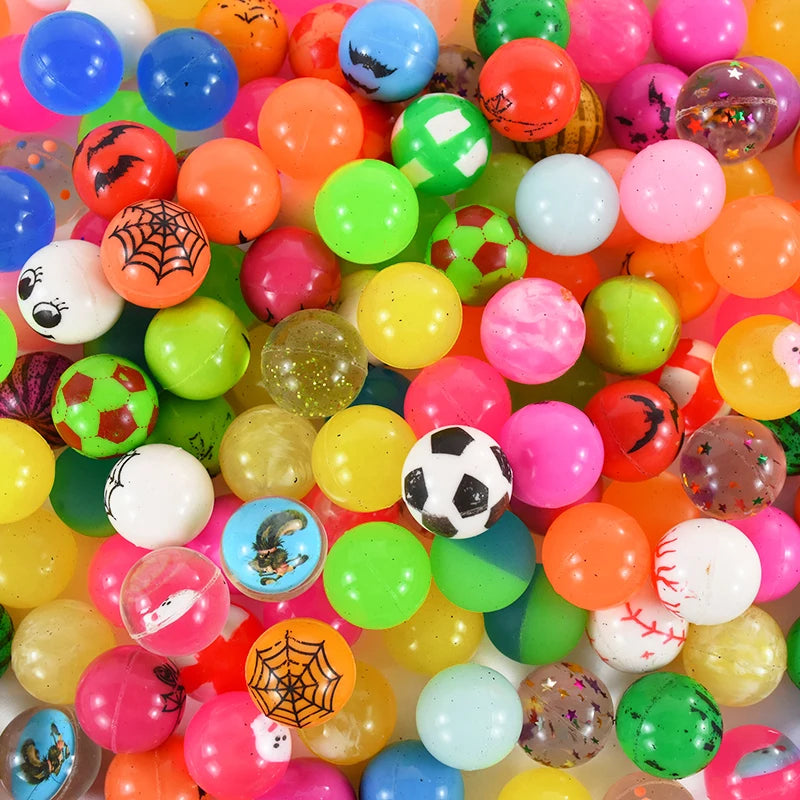 10/20/50Pcs Bouncy Ball Toys Kids Birthday Party Favors Gifts for Guests Rubber Bouncing Ball Pinata Goody Bag Fillers Prizes