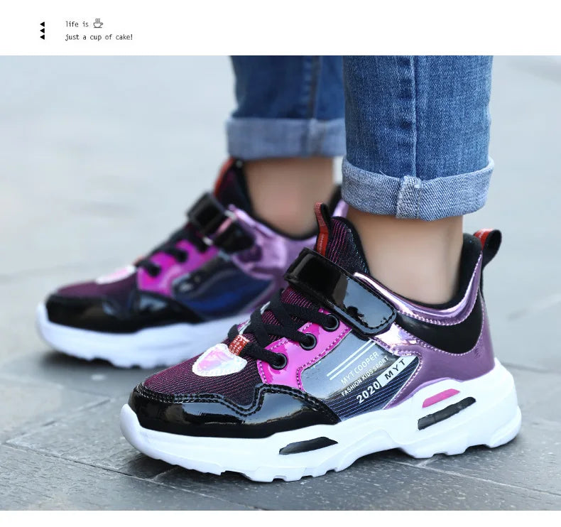 Cute Girls Sneaker Platform Children Shoes Fashion Luxury Autumn Kids Casual Sneaker Sports Tennis Girl Shoes 4 To 13 Years