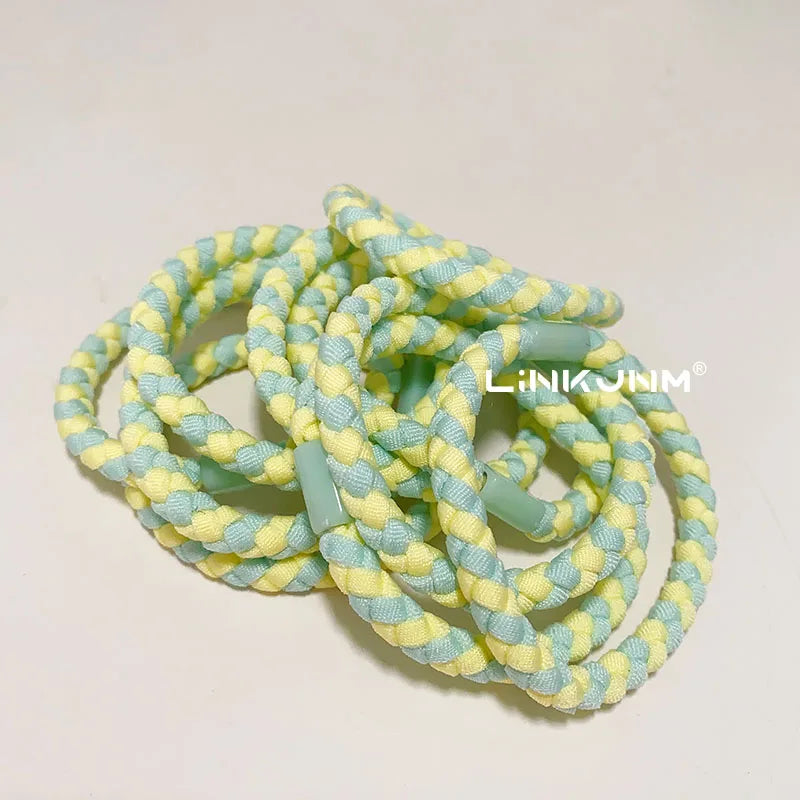 10Pcs Women Diy Elastic Hair Rubber Bands Girls Braided Hair Scrunchies/Tie/Gum/Ponytail Holders Birthday Gift Accessories