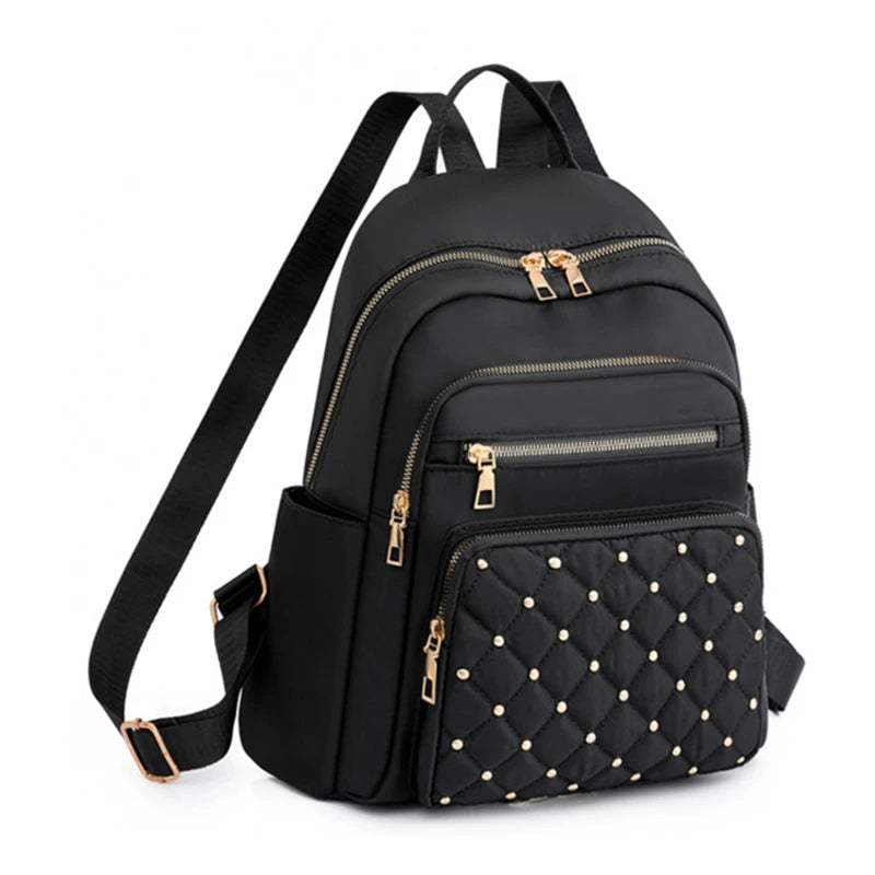Fashion Bagpack Women High Quality Nylon Backpacks Female Big Travel Back Bag Large School Bags for Teenage Girls Shoulder Bag