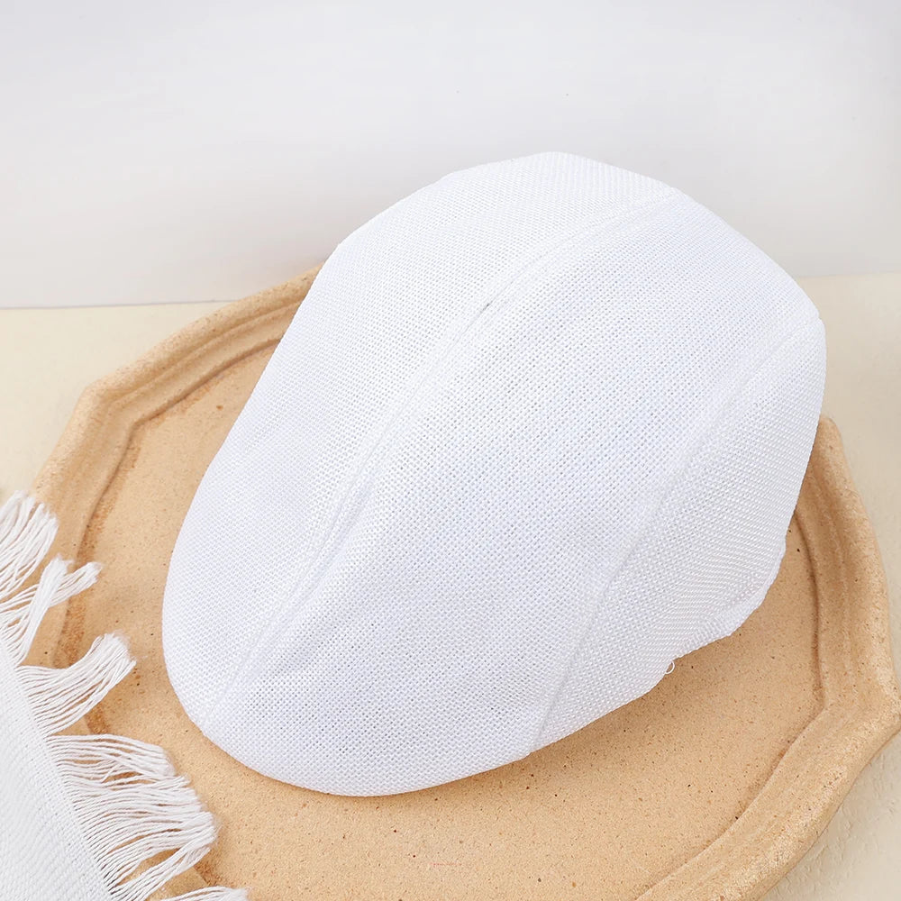 New Men Berets Spring Autumn Winter British Style Beret Hat Retro England Hats Male Hats Peaked Painter Caps for Dad