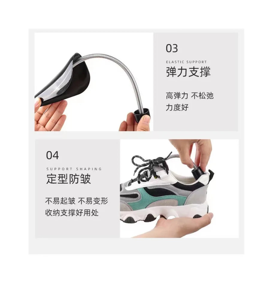 Women's Adjustable Anti-Deformation Sport Shoes High Quality Leather Upper Spring Loaded Shoe Trees Fashionable Casual Shoes