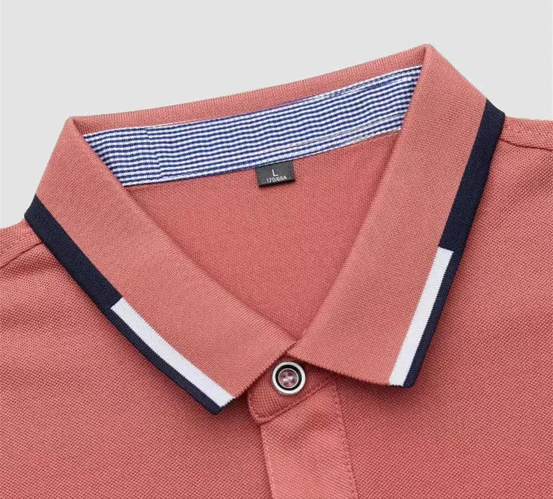 Embroidered men's polo shirt, short sleeve t-shirt, comfortable and breathable, high quality fashion, casual brand, new, summer