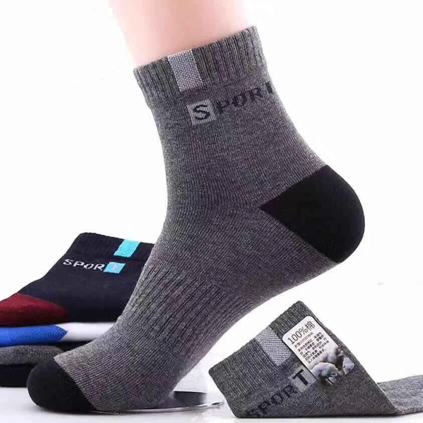5Pairs Men Bamboo Fiber Autumn Winter Men Socks Breathable Cotton Sports Sock Breathable Deodorant Business Socks Size 37-45