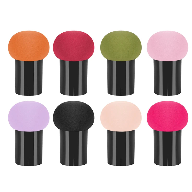 Mushroom Head Cosmetic Puff Foundation Makeup Sponge Powder Puff Smooth Sponge Multi- Function Dry & Wet Beauty Makeup Tool