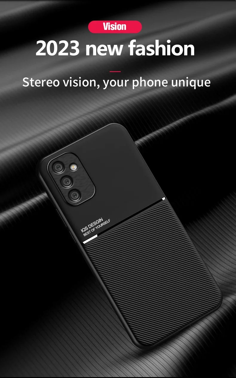 For Samsung Galaxy A70 Case Magnetic Car Holder Phone Cases Samsung A50 A20 A30 A50S A10S Shockproof Soft PU Leather Back Cover