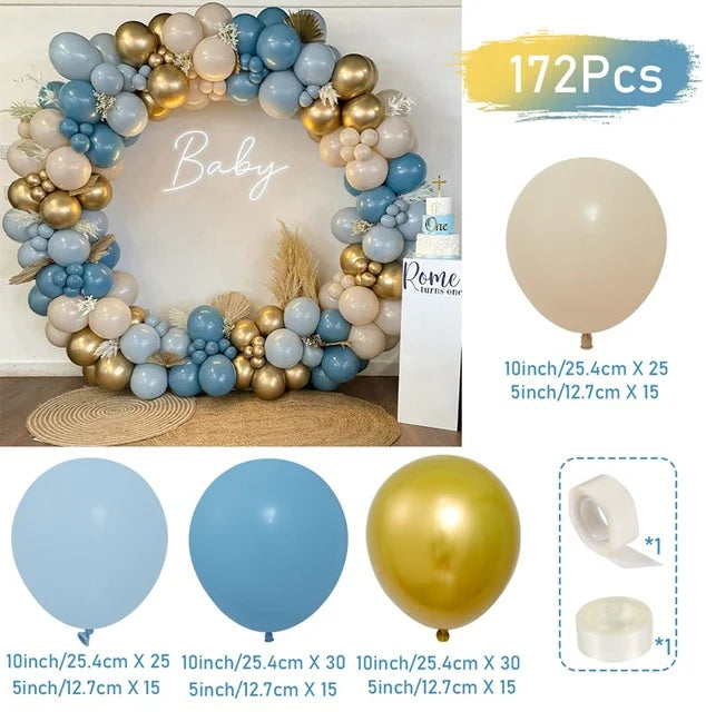 Balloon Garland Arch Kit Wedding Birthday Party Decoration Kids Adult Globos Wedding Party Supplies Latex Ballon Baby Shower Boy