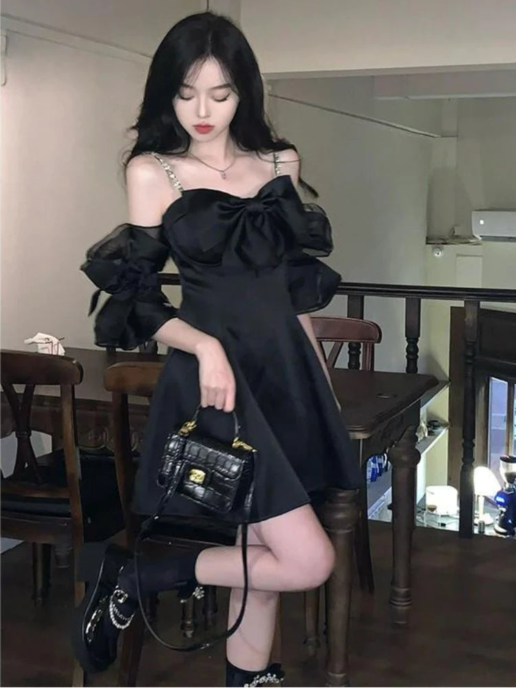 Dresses Women Folds Simple Creativity Princess Elegant Vintage French Style Basics Leisure Ladies Party Special Popular Comfort