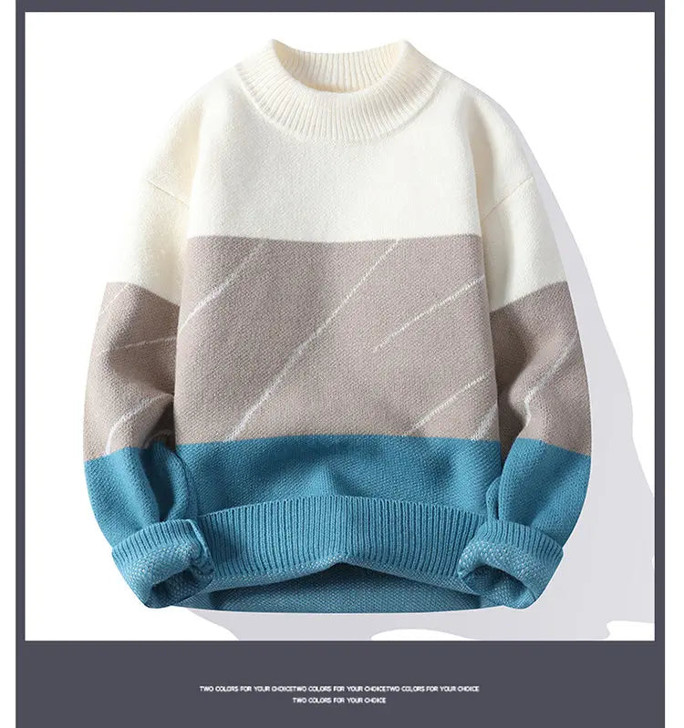 Autumn/Winter New Men's High-Quality Fashion Trend Sweater Men Casual Comfortable Warm Sweaters men Three colors available