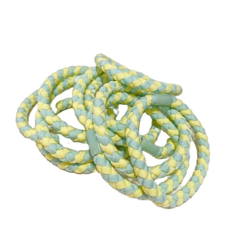 10Pcs Women Diy Elastic Hair Rubber Bands Girls Braided Hair Scrunchies/Tie/Gum/Ponytail Holders Birthday Gift Accessories