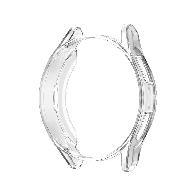 Soft Case for Samsung Galaxy Watch 6 5 40mm 44mm Cover TPU Screen Protector All-Around Bumper Shell Protective Film Accessories