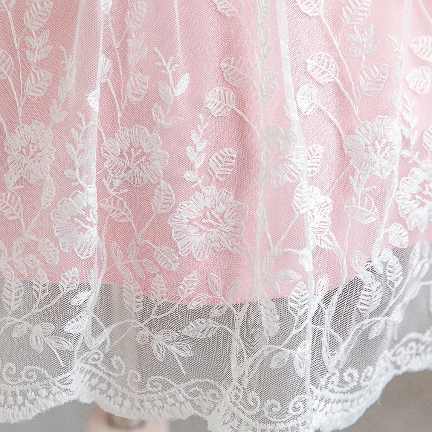 Toddler Baby Girl Dress Newborn Infant Baptism Birthday Dress Butterfly Tutu Princess Dress Baby Girls Wedding Party Gown 1-5Yrs