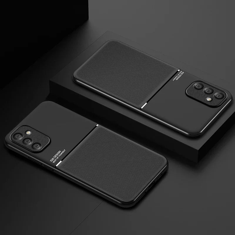 For Samsung Galaxy A70 Case Magnetic Car Holder Phone Cases Samsung A50 A20 A30 A50S A10S Shockproof Soft PU Leather Back Cover