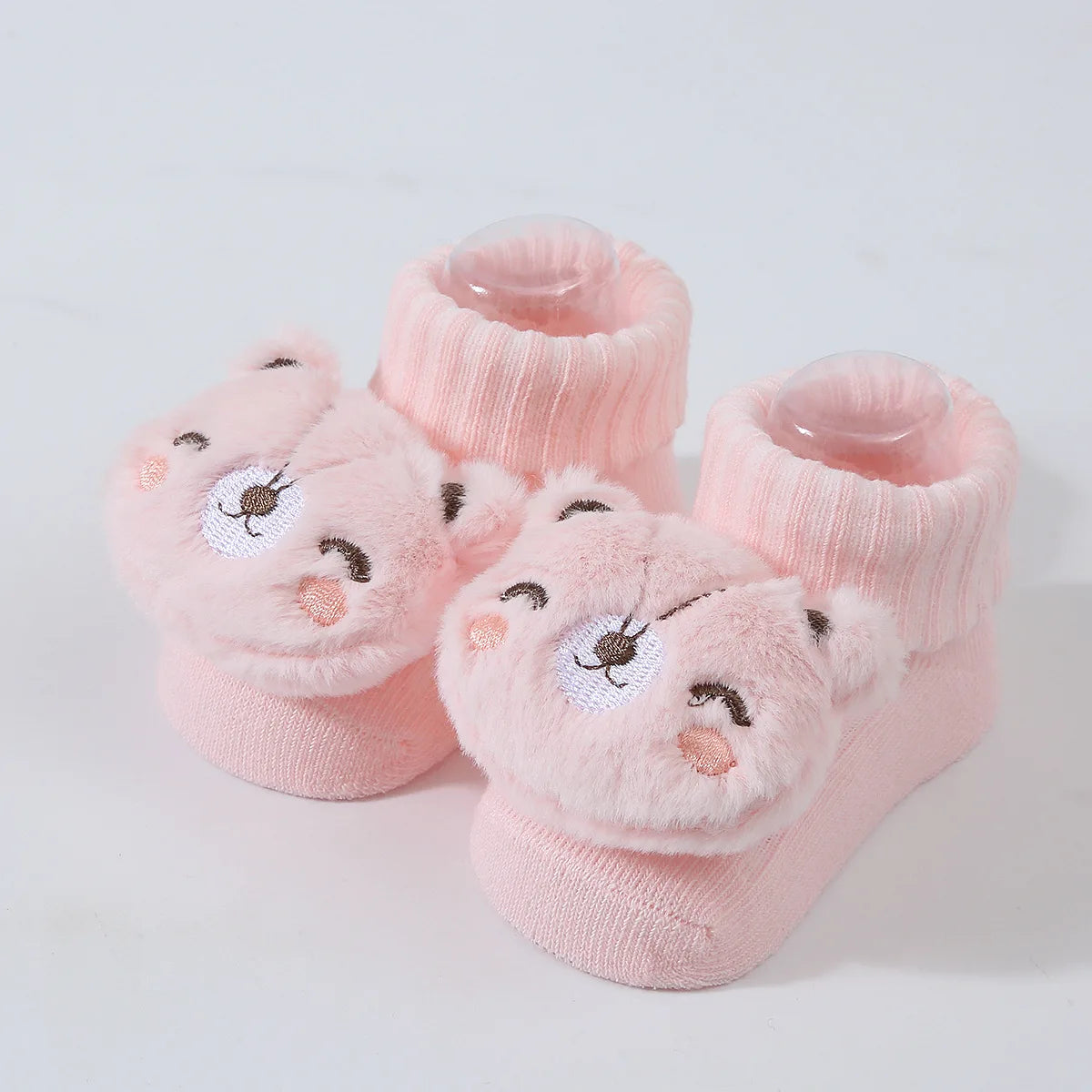 Baby Socks Spring and Autumn Soft Cotton Newborn Baby Socks in The Tube Cartoon 3D Doll Infant Socks 0-6 months