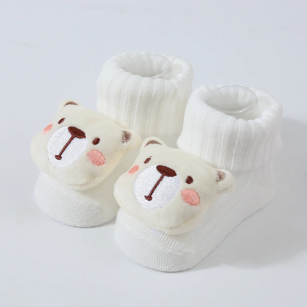 Baby Socks Spring and Autumn Soft Cotton Newborn Baby Socks in The Tube Cartoon 3D Doll Infant Socks 0-6 months