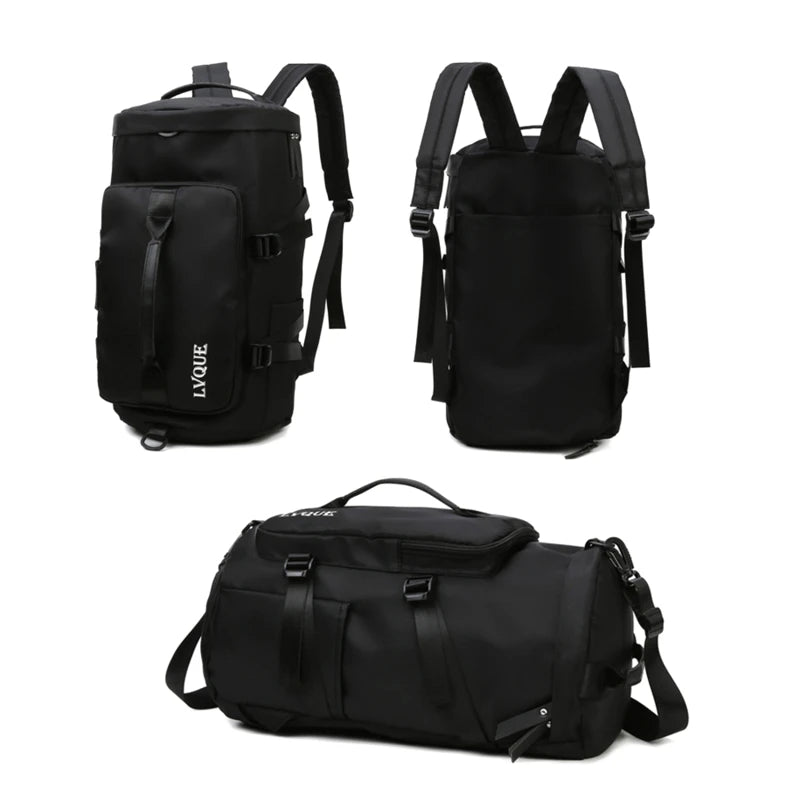 Women Large Travel Backpacks Waterproof Stylish Casual Daypack Bags with Luggage Strap Backpack Ladies Sports Yoga Luggage Bags