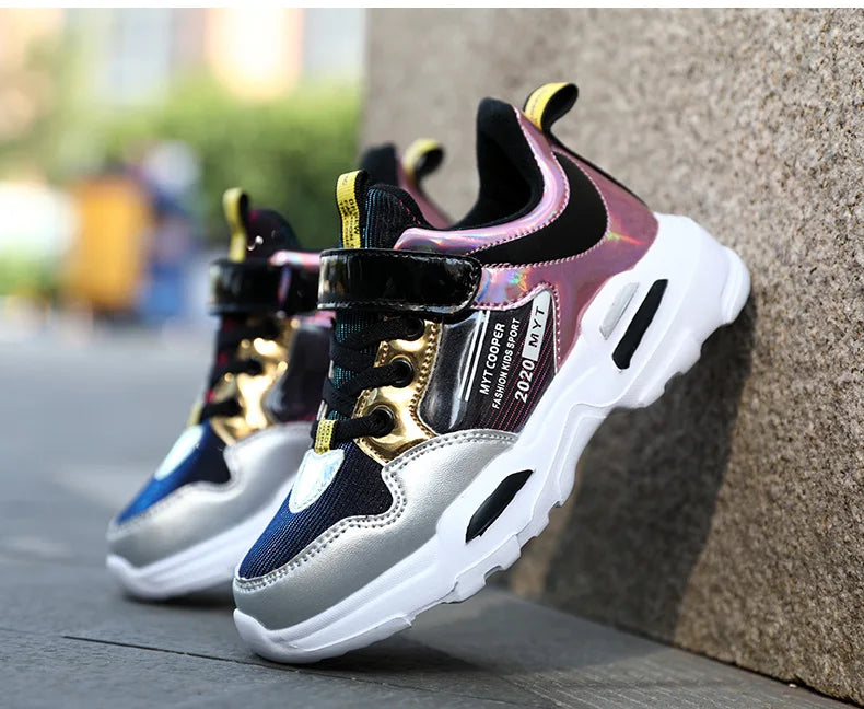 Cute Girls Sneaker Platform Children Shoes Fashion Luxury Autumn Kids Casual Sneaker Sports Tennis Girl Shoes 4 To 13 Years