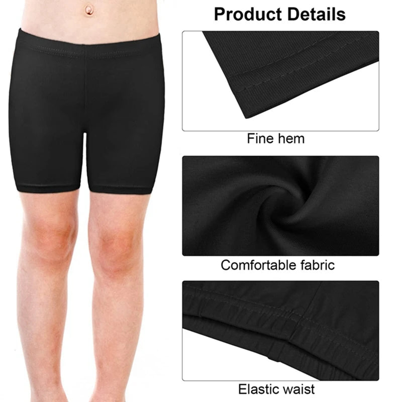 6Pcs/Set Candy Color Cotton Girls Short Safety Pants Kids Underwear Leggings Children Summer Cute Shorts Underpants for 2-10Y