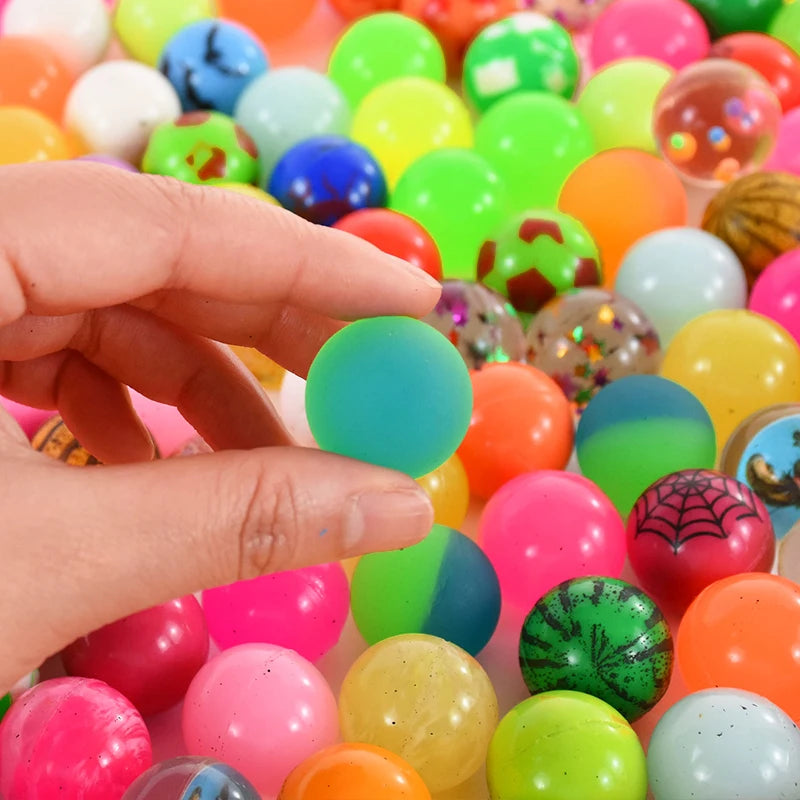 10/20/50Pcs Bouncy Ball Toys Kids Birthday Party Favors Gifts for Guests Rubber Bouncing Ball Pinata Goody Bag Fillers Prizes