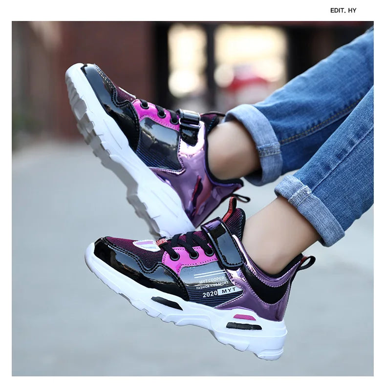 Cute Girls Sneaker Platform Children Shoes Fashion Luxury Autumn Kids Casual Sneaker Sports Tennis Girl Shoes 4 To 13 Years