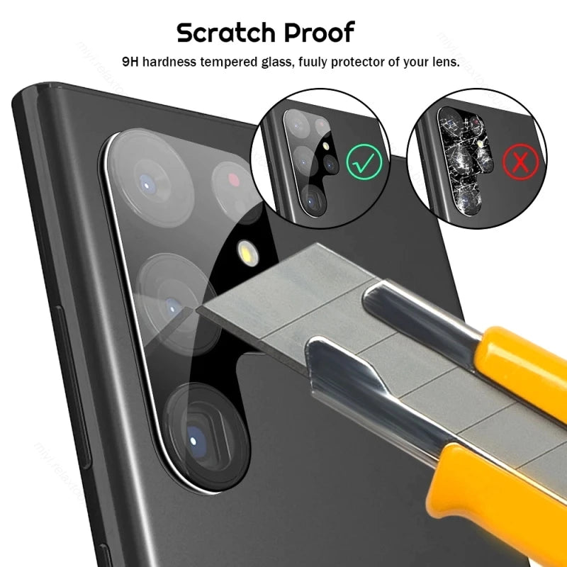 1-3PCS 3D Curved Tempered Glass Rear Camera Lens Protector Case For Samsung Galaxy S24 Ultra S24Ultra S 24 Plus S24Plus S24+ 5G