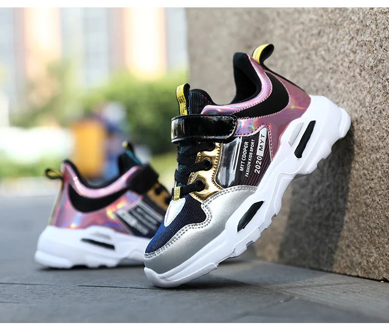 Cute Girls Sneaker Platform Children Shoes Fashion Luxury Autumn Kids Casual Sneaker Sports Tennis Girl Shoes 4 To 13 Years