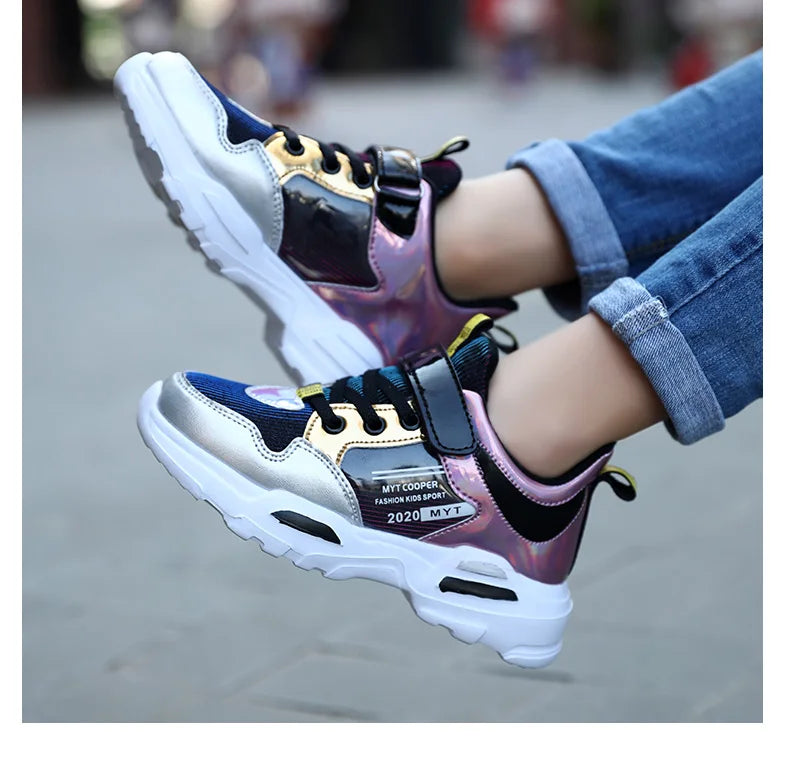 Cute Girls Sneaker Platform Children Shoes Fashion Luxury Autumn Kids Casual Sneaker Sports Tennis Girl Shoes 4 To 13 Years