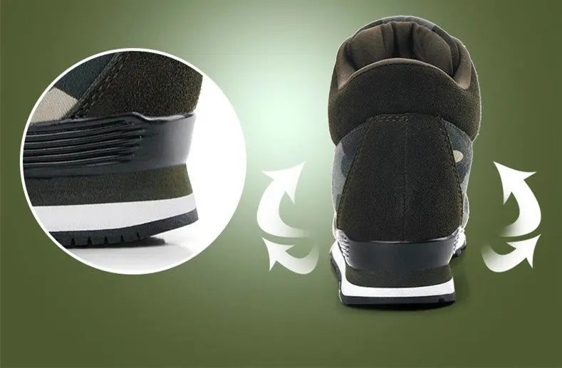 2022 Spring High Top Wedge Platform Sneakers Women Casual Shoes Hidden Heels Ladies Sneakers Camouflage Women Shoes Basket Femme