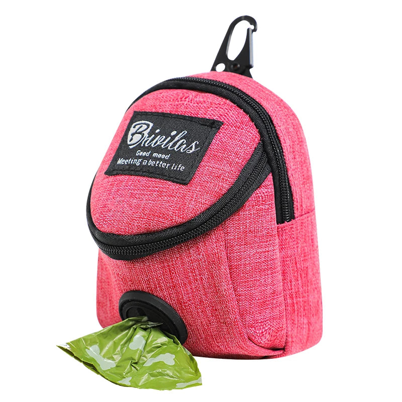 Pet Dog Treat Pouch Poop Dispenser Portable Multifunction Dog training bag Outdoor Travel Dog Bag Durable Pet accessories