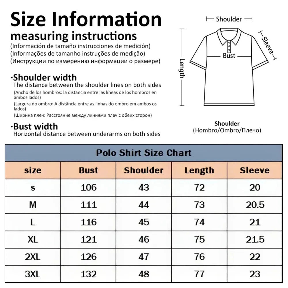 Fashion Polo Shirt For Men 3d Stripe T-Shirt Tops Summer Short Sleeve High Quality Polo Shirts Black Tees Casual men's Clothes
