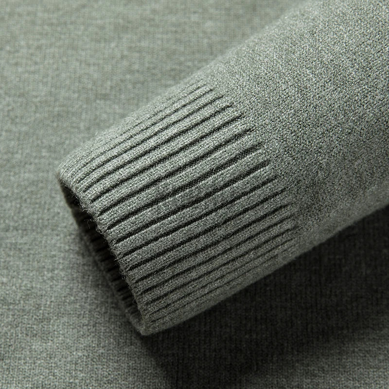 KUBRO Sweaters Men 2023 Autumn Winter New Warm Youth O-neck Men's Wool High Quality Fashion Casual Comfortable Pullover Male