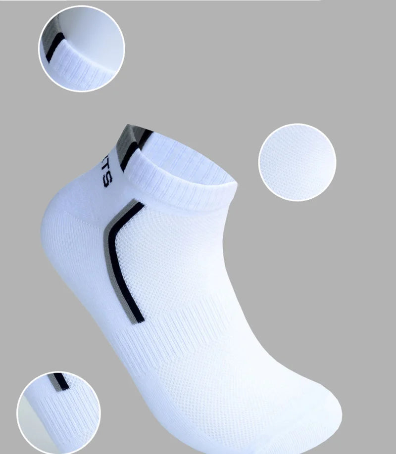 Male Socks Calcetines Hosiery Men's Socks Stretchy Shaping Teenagers Short Sock Suit for All Season Non-slip Durable