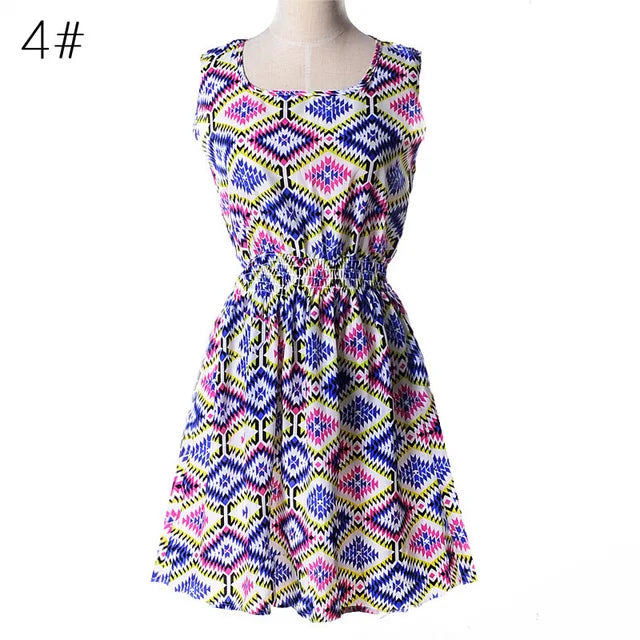 Casual Women Summer Beach Dress 2024 Femme Sexy Chiffon Florals Print Short Boho Dresses White Party Dress vestidos de mujer