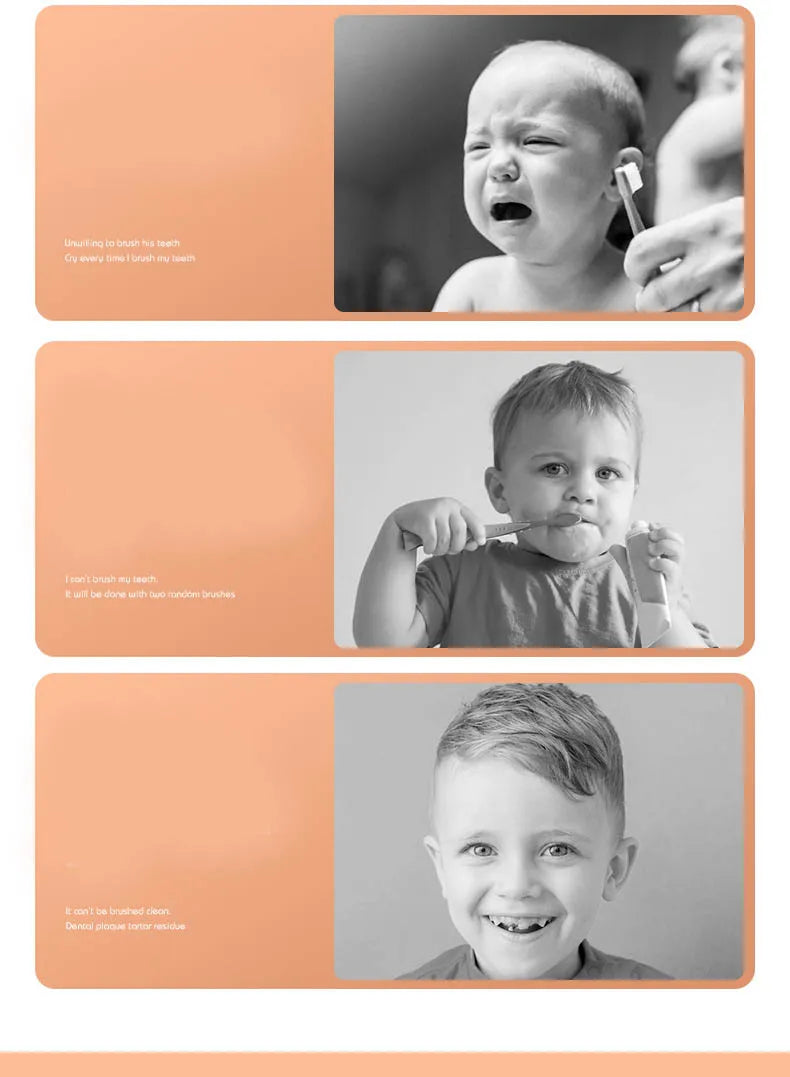 Kids Toothbrush U-Shape 360 Degree Infant Teether Baby Toothbrush Children Silicone Brush For Toddlers Oral Care Cleaning