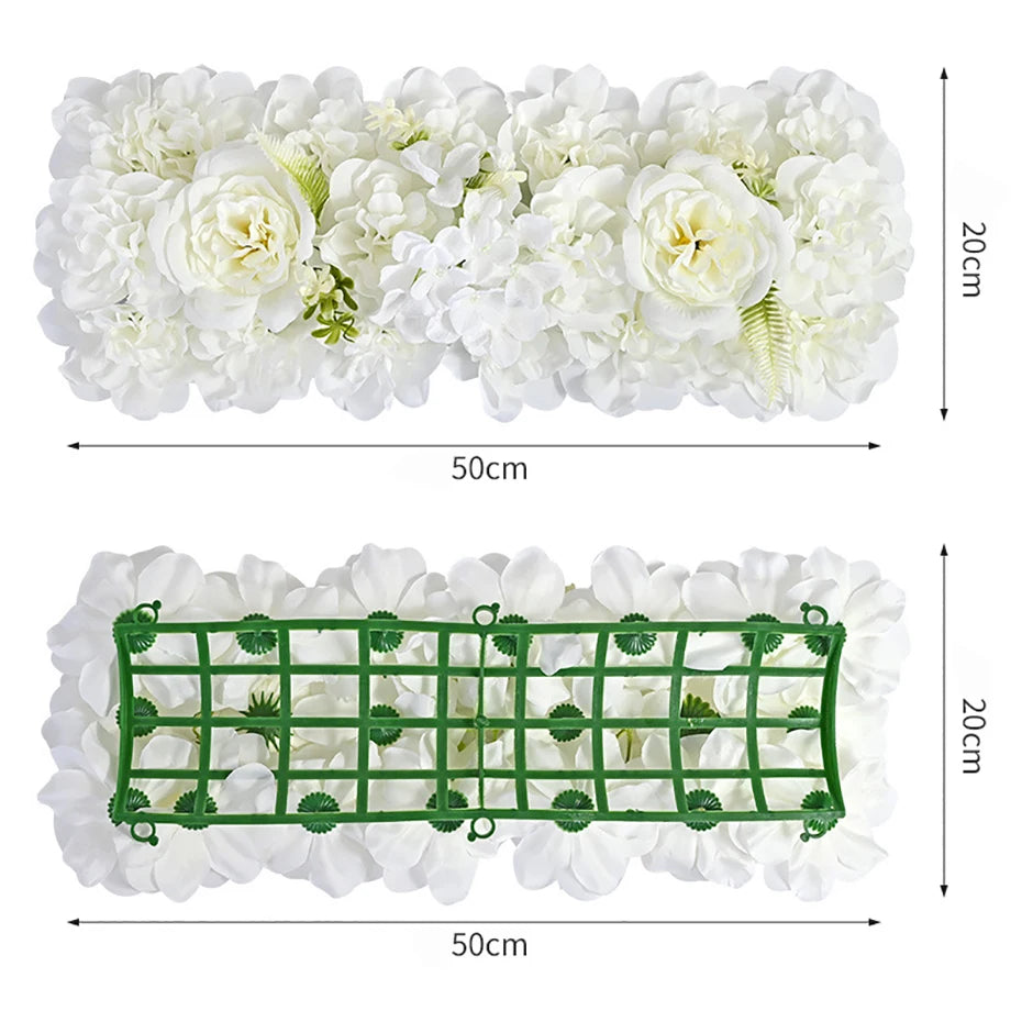 Artificial Flowers Panel Arc Floral Flower For Party Wedding Decor Bridal Shower Decor Baby Shower Decoration Party Supplies
