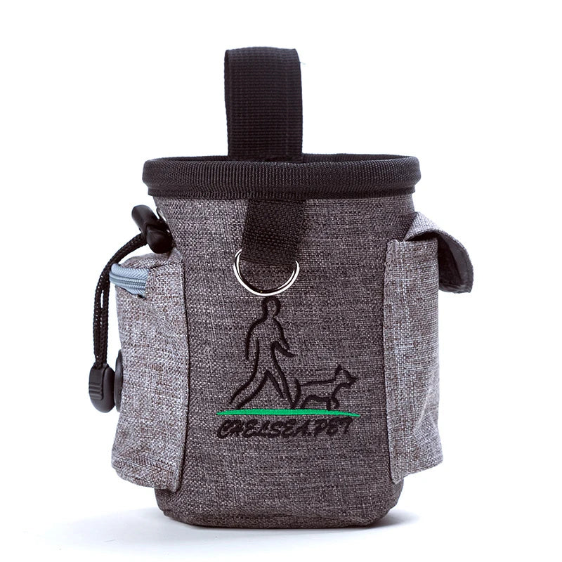 Outdoor Dog Trainings Bag Durable Poly 8 Colors Treat Bag Dog Walking Snack Pouch Detachable Puppy TrainSnack Reward Waist Bag