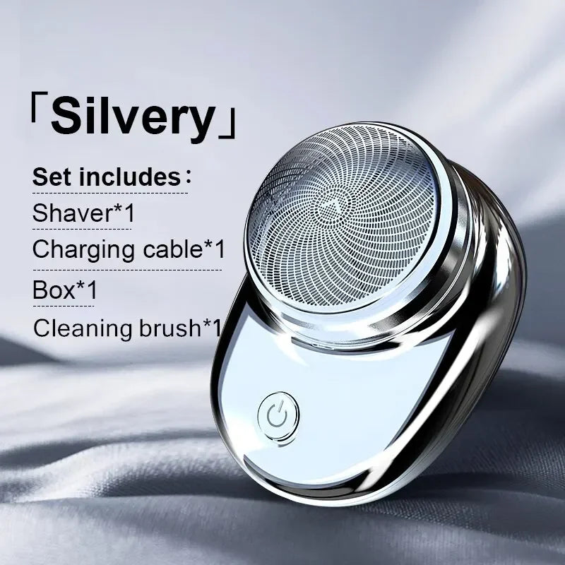 Electric Shaver Charging Mini Pocket Travel RazorPortable Wireless Detachable Shaver Facial Beard AndBody Hair Trimmer