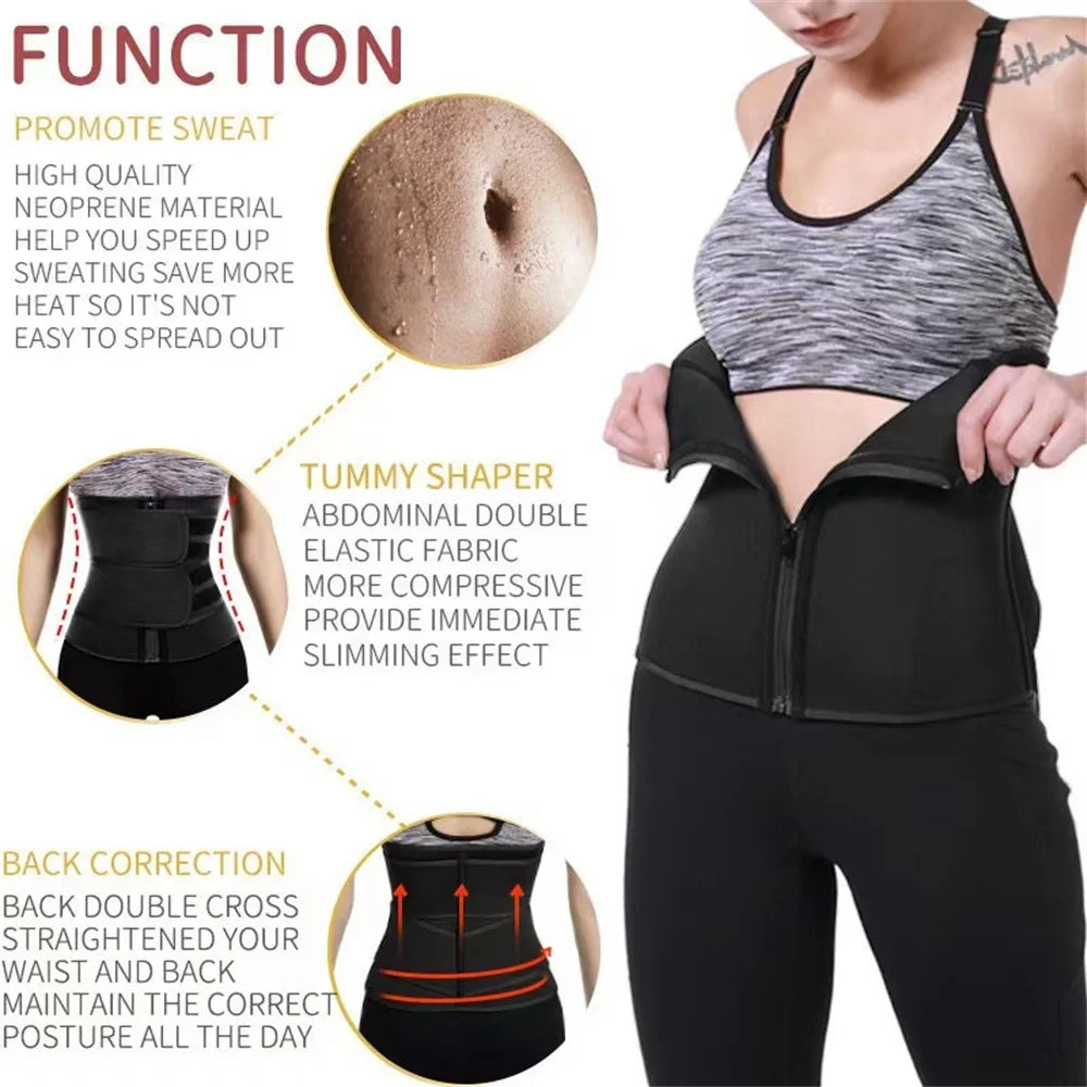 Order A Size Up, Breathable Neoprene Waist Trainer, Trimmer Belt, Body Shapewear For Women